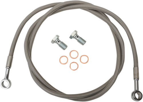 Parts Unlimited +6" Brake Line - 37" - Polaris/Yamaha 1741-5075