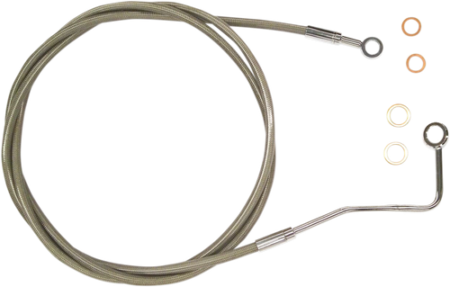 Magnum Shielding Brake Line - Upper - Xr - Stainless Steel SSC1402-70