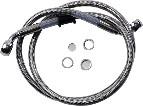 Drag Specialties Brake Line - Front (Upper) - Stainless Steel 1741-5843