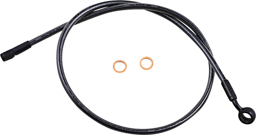 Magnum Shielding Brake Line -12Mm-35° - 36" - Black Pearl AS478136