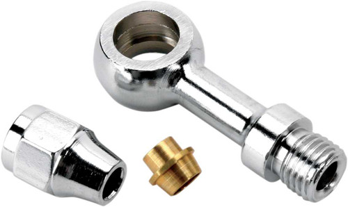 Drag Specialties Banjo Fitting - 3/8"/10Mm - 90 Degree 1742-0106