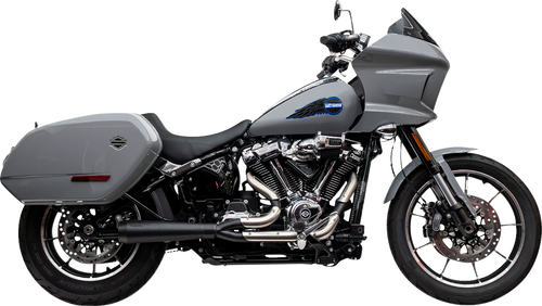 Trask 2-Into-1 Assault Exhaust System - Black - Softail M8 TM-5054BK