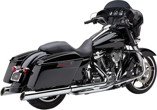 Cobra 909 Uppercut Mufflers For '95-'16 Fl - Black 6268RB