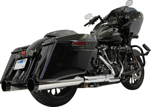 Bassani Xhaust 4-1/2" Slip-On Mufflers - Black 1F745B