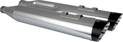 Vance & Hines Razorback 450 Slip-On Mufflers - Chrome - M8 Bagger 17960