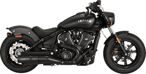 Vance & Hines Hi-Output Slip-On Muffler - Black - Indian Scout/Bobber 48627