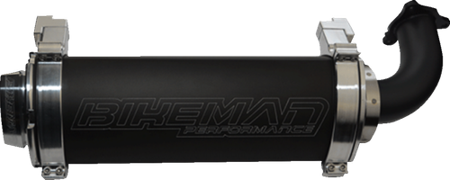 Bikeman Performance Rzr Xp Turbo Muffler - Black 17-318-SB