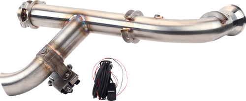 Trinity Racing Side Piece Header Pipe - With Electronic Cutout TR-4180HP