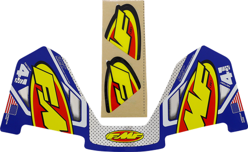 Fmf Exhaust Replacement Decal - Colorways 4.1 Blue 14849