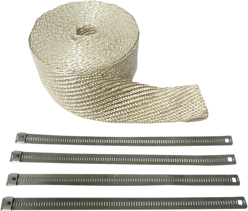 Cycle Performance Prod. Fiberglass Exhaust Wrap Kit - Natural - 1" X 50' CPP/9045