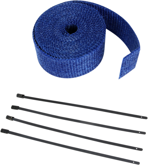 Cycle Performance Prod. Fiberglass Exhaust Wrap Kit - Blue - 2" X 25' CPP/9066B