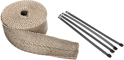 Cycle Performance Prod. Lava Rock Exhaust Wrap Kit - Multi-Tone - 2" X 25' CPP/9065BL