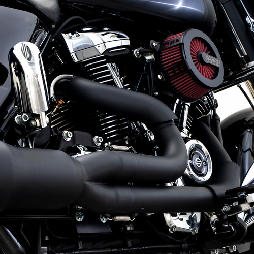 Vance & Hines Hi-Output Rr Heat Shield Kit - Black - Stainless Steel 60025