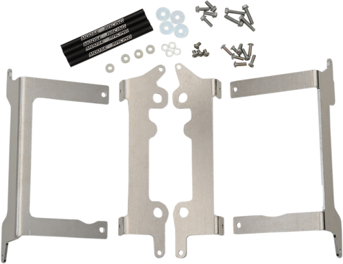 Moose Offroad Radiator Braces - Silver - Beta 11-402