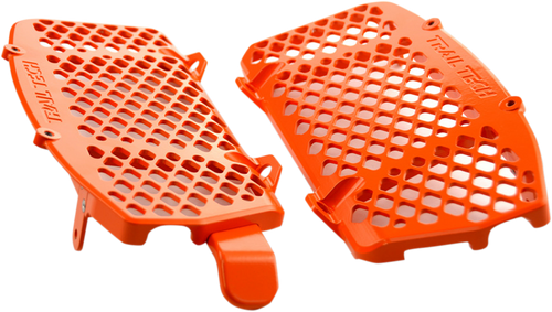Trail Tech Radiator Guard Set - Orange - Gas Gas/Husqvarna/Ktm 0151-RB03