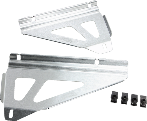 Devol Radiator Race Brace Set - Kawasaki 0122-2504