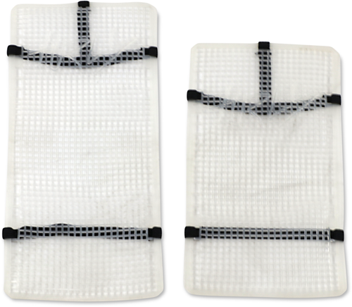 Moose Offroad Mud Radiator Cover - White - Honda HPRMUDCRF45017M