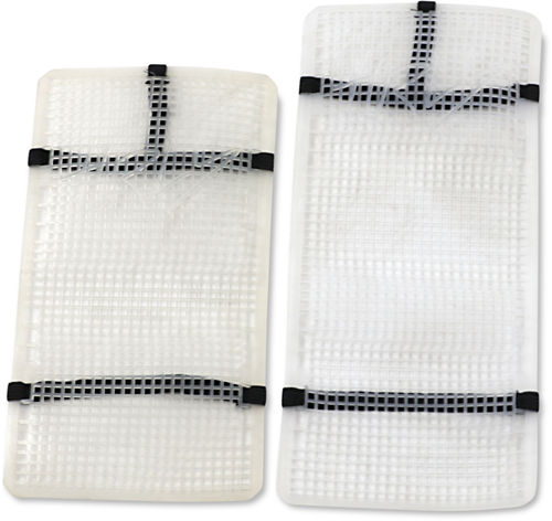 Moose Offroad Mud Radiator Cover - White - Suzuki HPRMUDRMZ2504TM