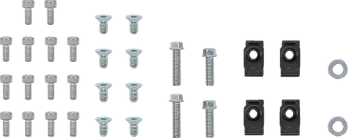Moose Offroad Billet Radiator Guards - Silver - Yamaha 1139527