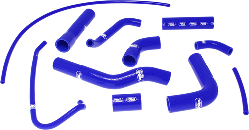 Samco Sport Radiator Hose Kit - Blue - Yamaha YAM-17-BL