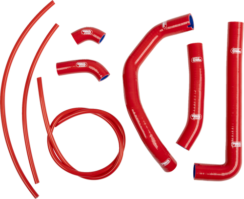 Samco Sport Radiator Hose Kit - Red - Ducati DUC-40-RD
