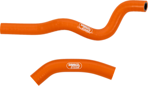 Samco Sport Radiator Hose Kit - Orange - Harley-Davidson HAR-5-OR