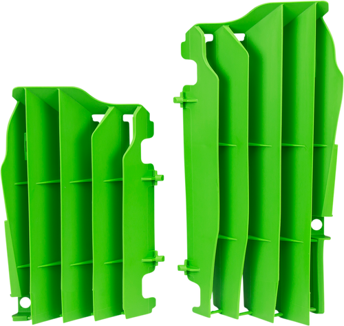 Ufo Replacement Radiator Louvers - Green - Kawasaki AC02471