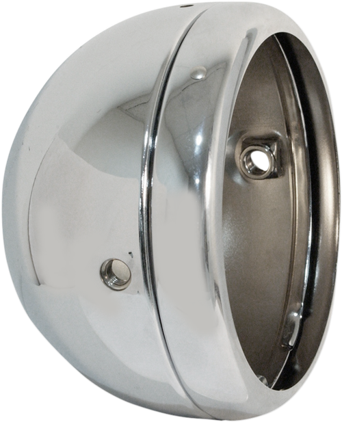 Emgo 5-3/4" Lucas Style Headlight Shell - Chrome 66-65073