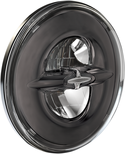 Drag Specialties 7" Reflector-Style Led Headlamp - Dark Chrome 2001-1787