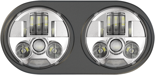 Custom Dynamics Probeam Led Headlight - Fltr - Chrome PB-RG13-C