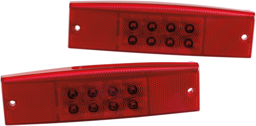 Moose Offroad Taillights - Led - Ranger Mid - Red 100-2350-PU
