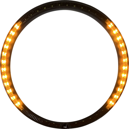 Custom Dynamics Trim Ring - Standard Turn Signal - Black PB-7TR-AW-1B