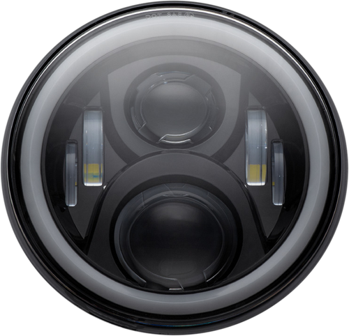 Custom Dynamics Headlamp - 7" - Led - Black CD-7-13-B