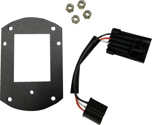 Custom Dynamics Mounting Kit - Headlight - Satin Black - Fxlrst CD-LRST-HL-KIT