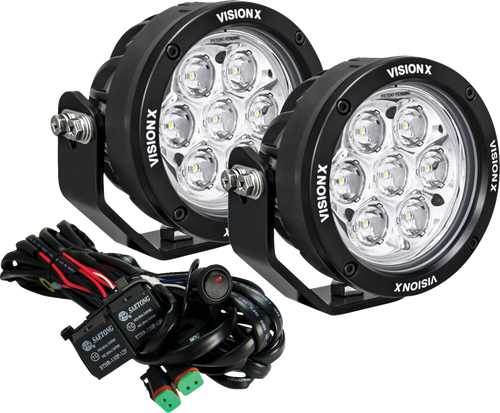 Vision X Light Cannon - Cg2 - 4-3/4" - Multi Led - Clear Lens 9907437