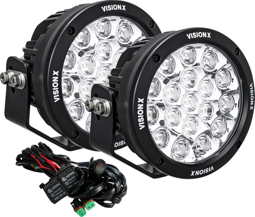 Vision X Light Cannon - Cg2 - 6-3/4" - Multi Led - Clear Lens 9907444