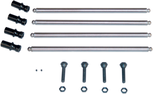 S&S Cycle Non-Adjustable Pushrod Kit - Conversion W/Adjustable Lifter Adapters - Big Twin 93-5068