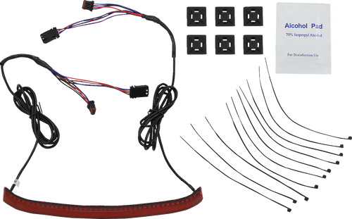 Custom Dynamics Taillight With Turn Signals - Red Lens CD-FATBOY-R