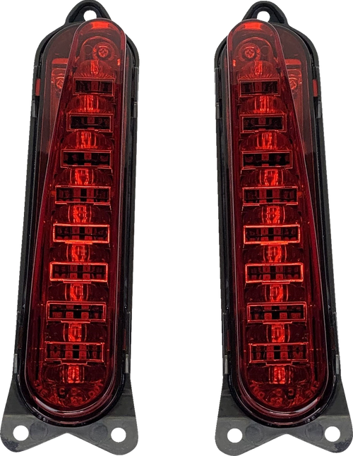 Custom Dynamics Led Taillight - Run/Brake/Turn - Red PB-13-CVO-R