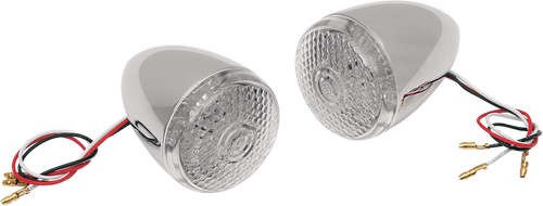 Drag Specialties Turn Signal Kit - Clear/Red - Rear 2020-0278