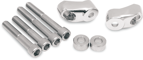 Drag Specialties Turn Signal Mount Kit - 39 Mm/49 Mm - Chrome 2020-0347