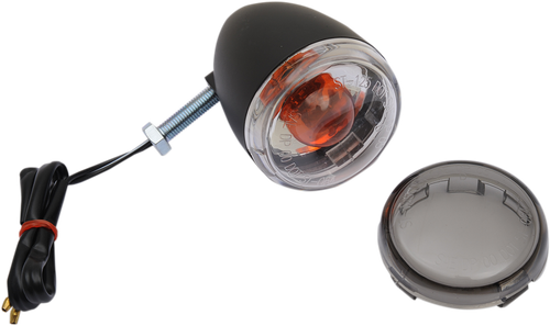Drag Specialties Turn Signal - 1156 - Rear - Gloss Black 2020-1430