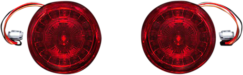Custom Dynamics Rear Turn Signal Insert - Jae Bases - Red PB-RR-JAE