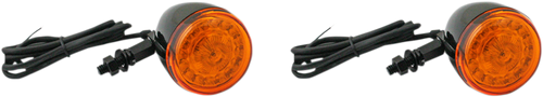 Custom Dynamics Probeam Turn Signals - Gloss Black/Amber - Universal PB-UNV-TS-A-B