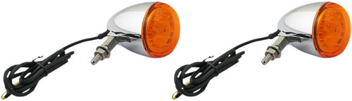 Custom Dynamics Probeam Turn Signals - Chrome/Amber - Universal PB-UNV-TS-A-C