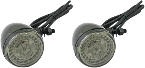 Custom Dynamics Front Turn Signal - Universal - Black PB-UNV-ECE-AW-B