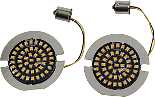 Drag Specialties Flat-Style Turn Signal Insert - Amber 2020-1810