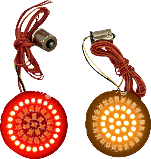 Custom Dynamics Bullet Rear Turn Signal - 1156 - Amber Lens GEN-4-AR2-1156