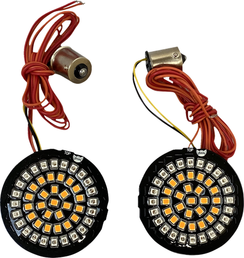 Custom Dynamics Bullet Rear Turn Signal - 1156 - Amber Lens GEN-4-AR2-1156
