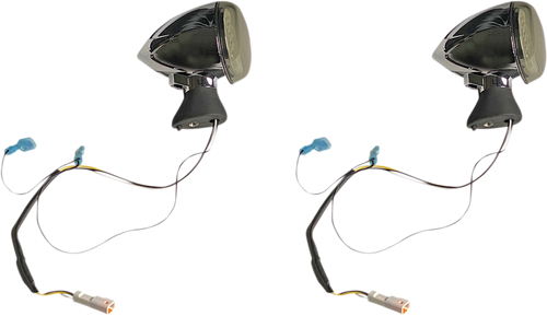 Custom Dynamics Front Led Turn Signal - Chrome - Scout PB-SCOUT-AW-CS